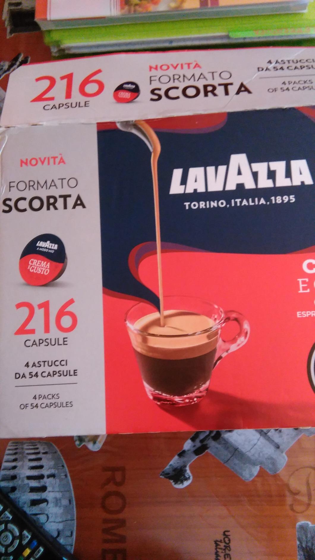 Lavazza Crema e Gusto capsule A Modo Mio 216 pz cioccolato