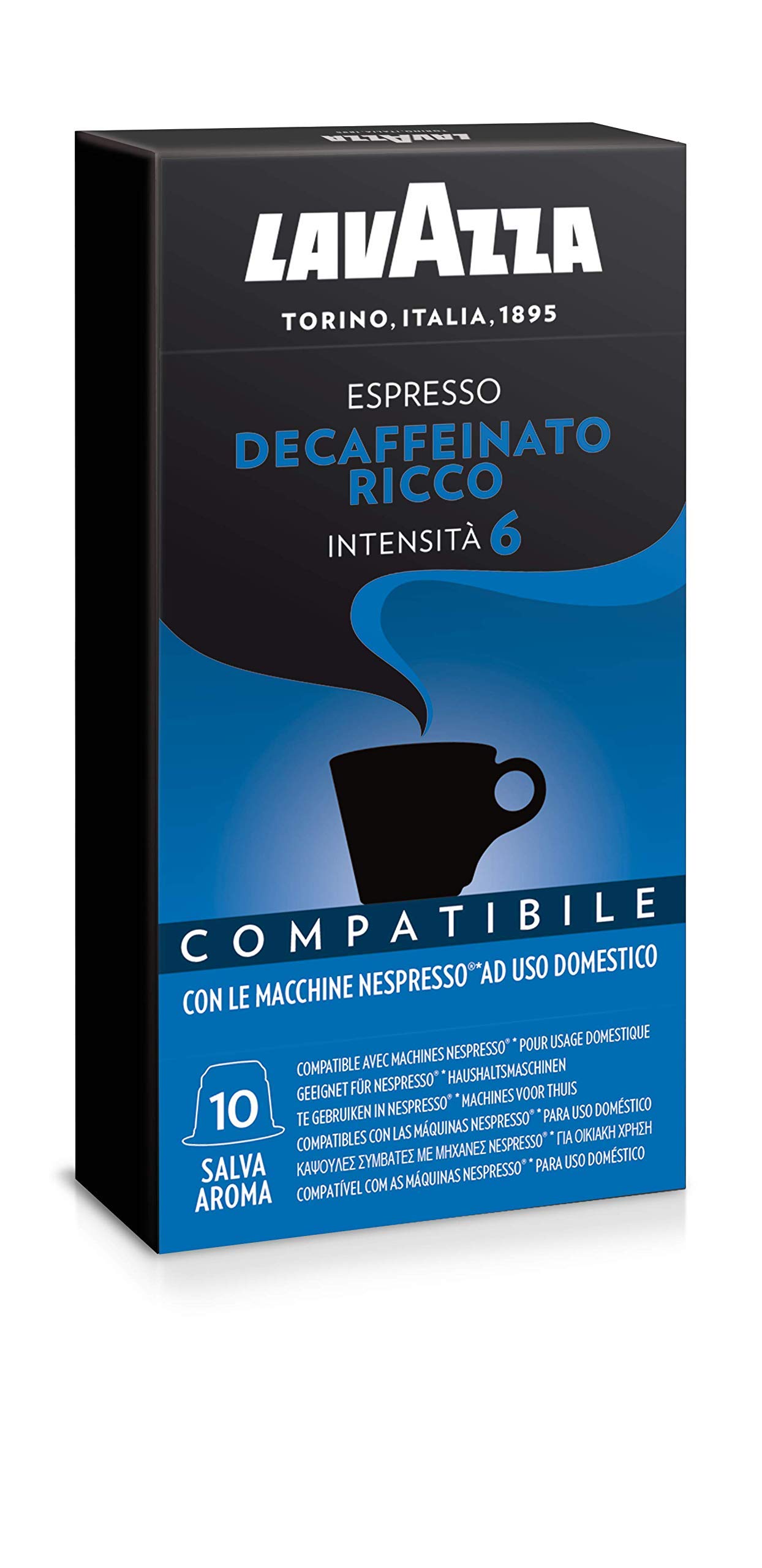 Lavazza Decaffeinato Ricco capsule Nespresso 100 pz dolce
