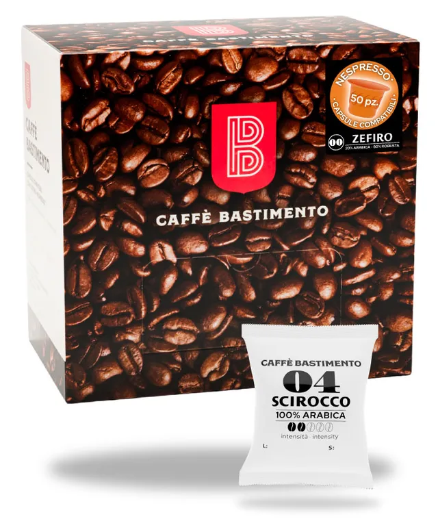 Bastimento Scirocco 04 capsule Nespresso 100% Arabica
