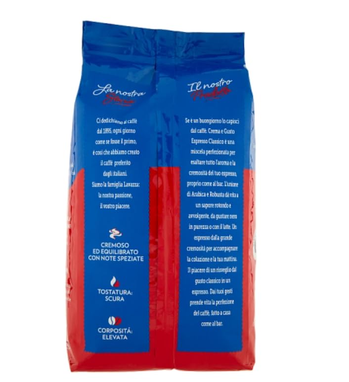 Lavazza Crema e Gusto Classico Caffè in Grani 1 kg Intenso