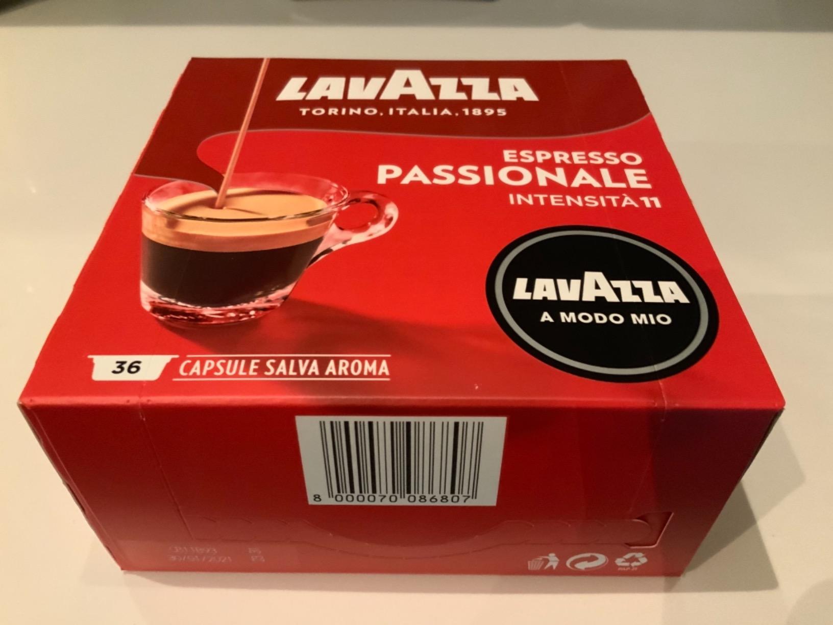 Lavazza A Modo Mio Passionale 180 Capsule Caramello Cioccolato