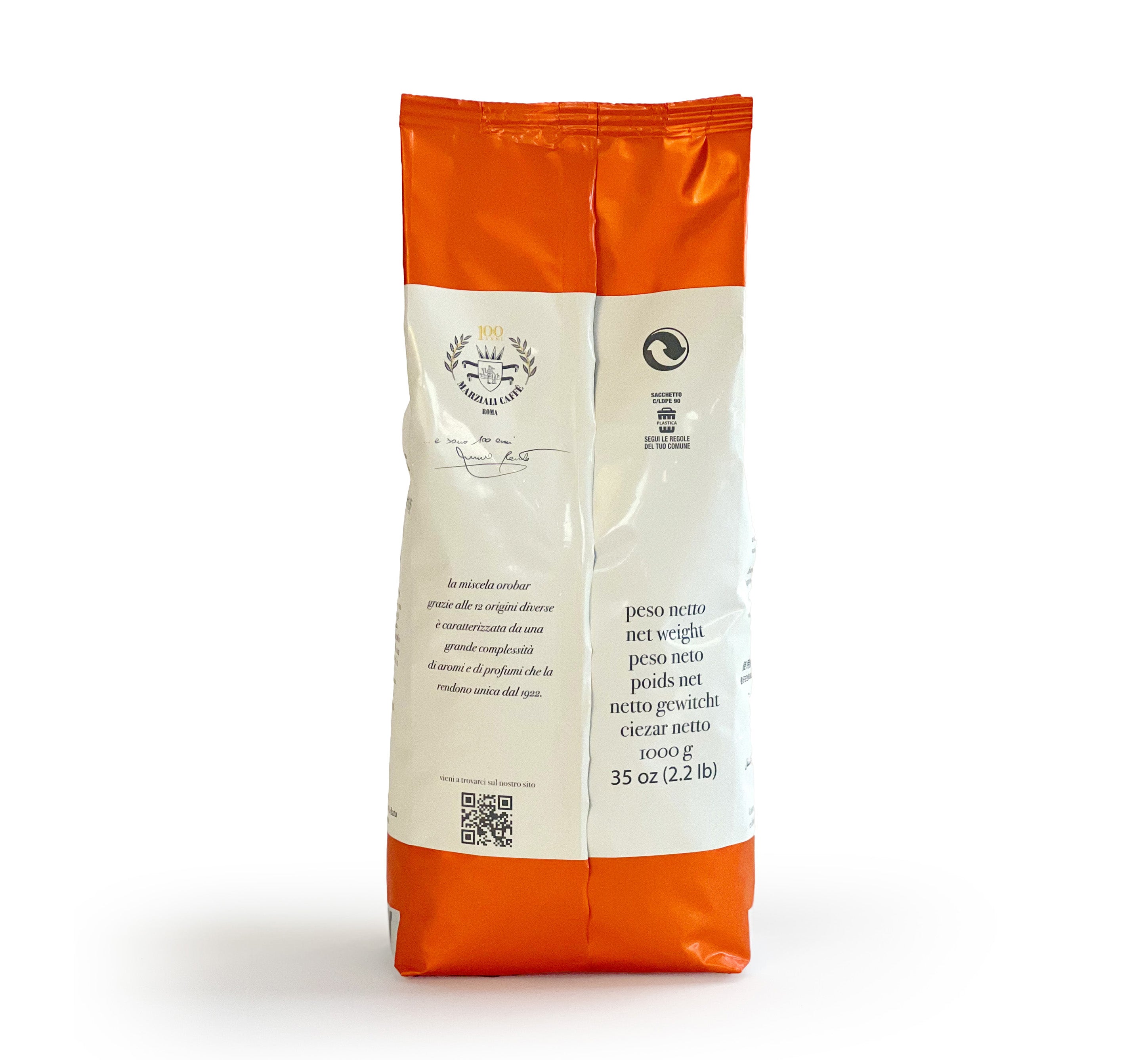 Marziali Orobar caffè in grani 1000g miscela speziata