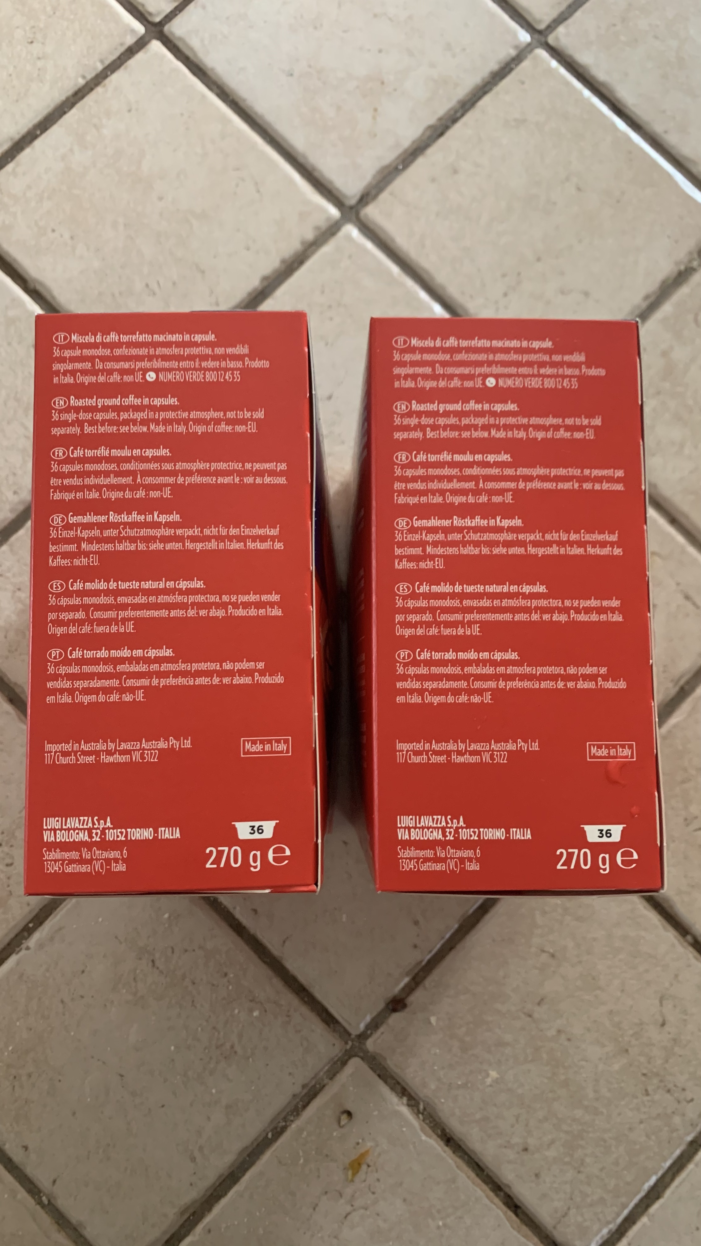 Lavazza Crema e Gusto capsule A Modo Mio 216 pz cioccolato