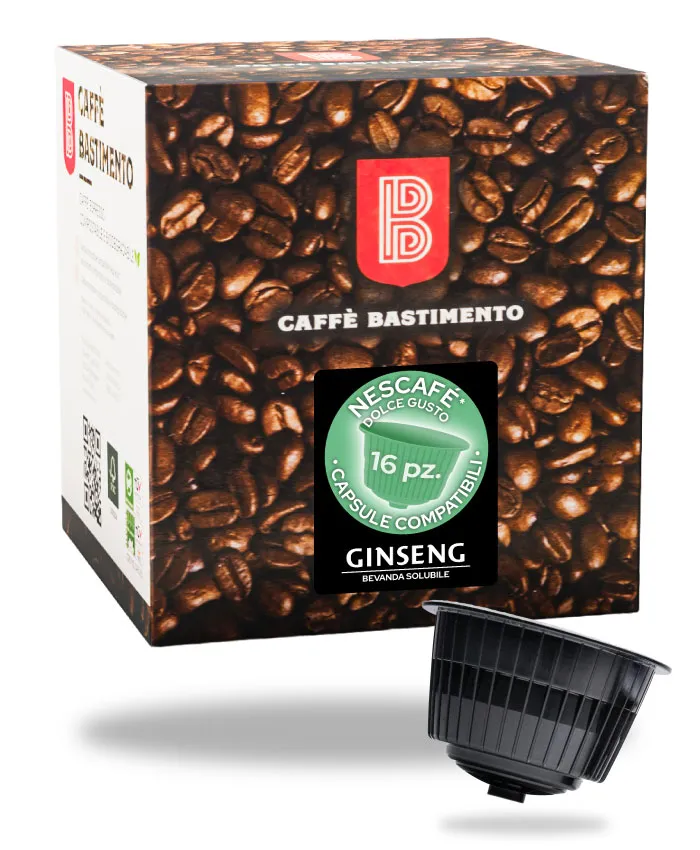 Bastimento Ginseng capsule Dolce Gusto cremose