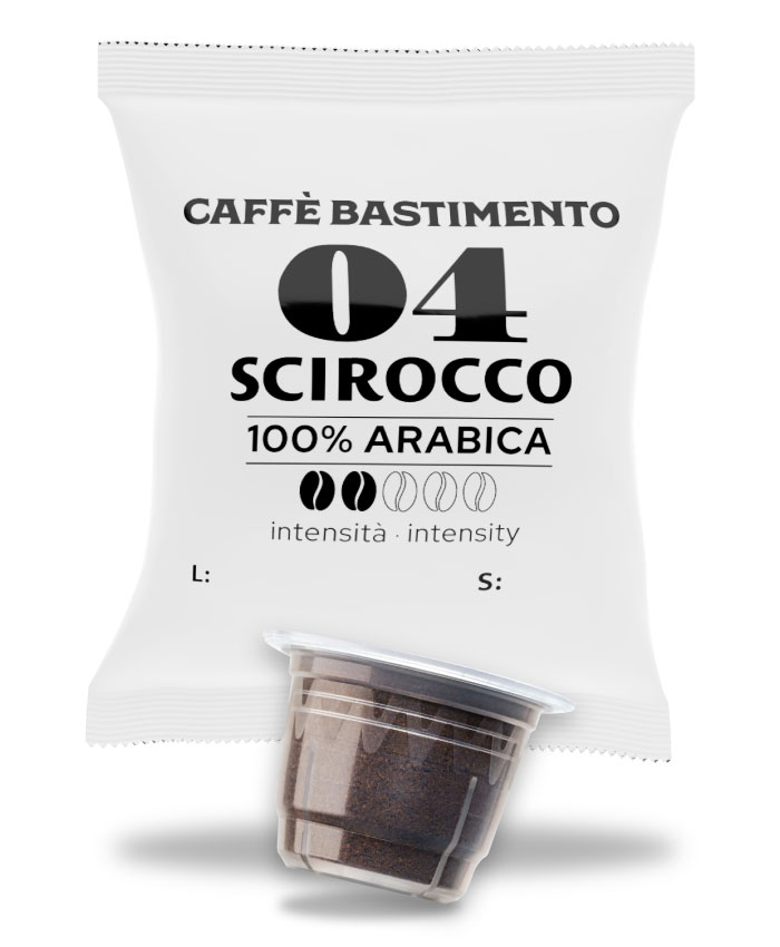 Bastimento Scirocco 04 capsule Nespresso 100% Arabica