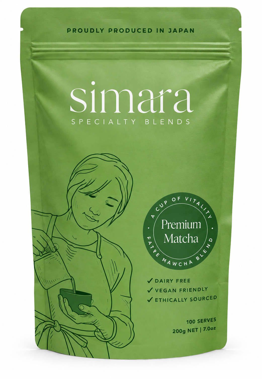 Marziali Japanese Matcha tè verde 200 g note umami