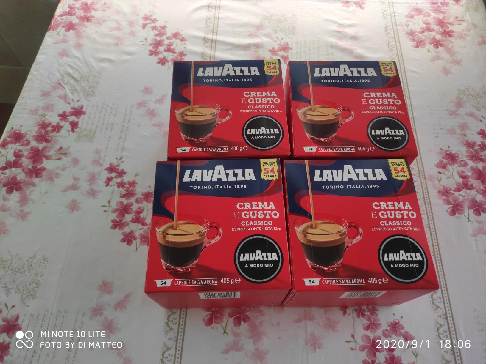 Lavazza Crema e Gusto capsule A Modo Mio 216 pz cioccolato