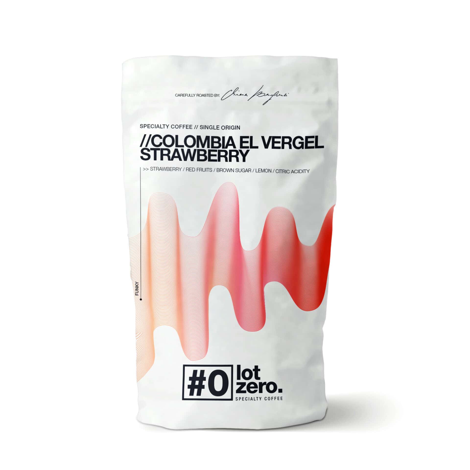 Lot Zero Colombia Strawberry El Vergel caffe specialty fragola