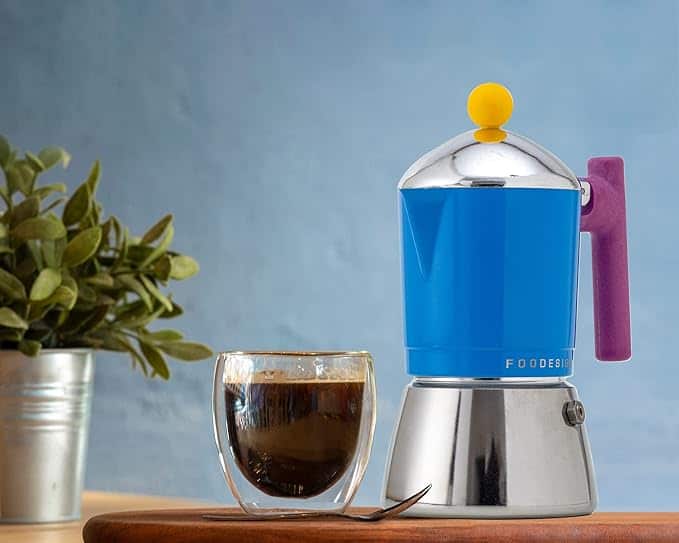 Lot Zero Cocca Moka a induzione e a fiamma caffettiera