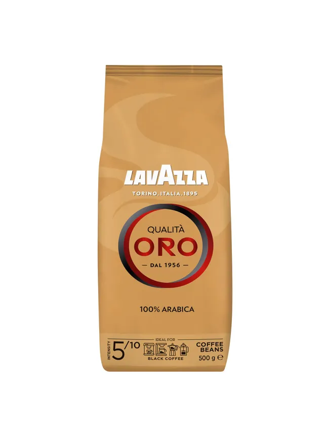 Lavazza Qualità Oro Caffè in Grani 500 g 100% Arabica