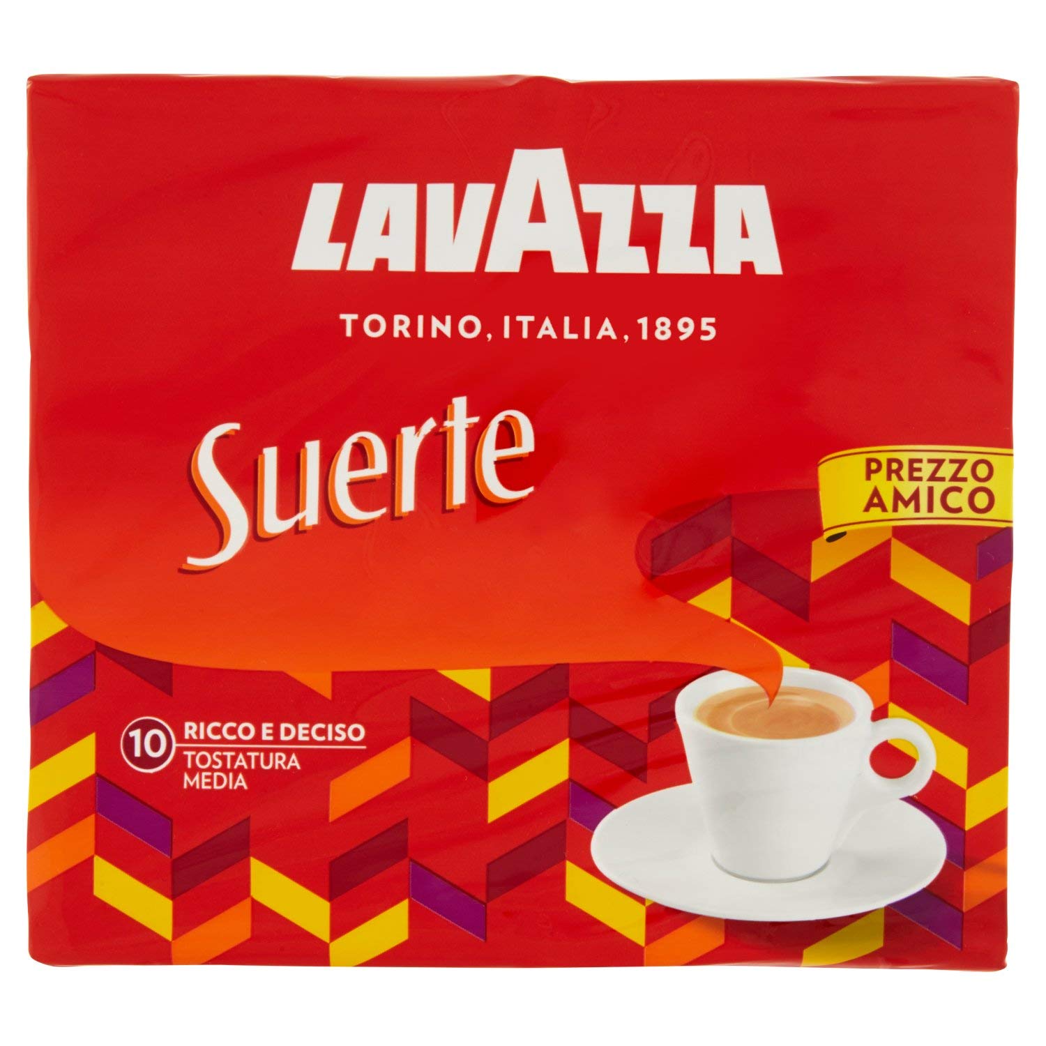 Lavazza Suerte caffè macinato 4x250 g tostato