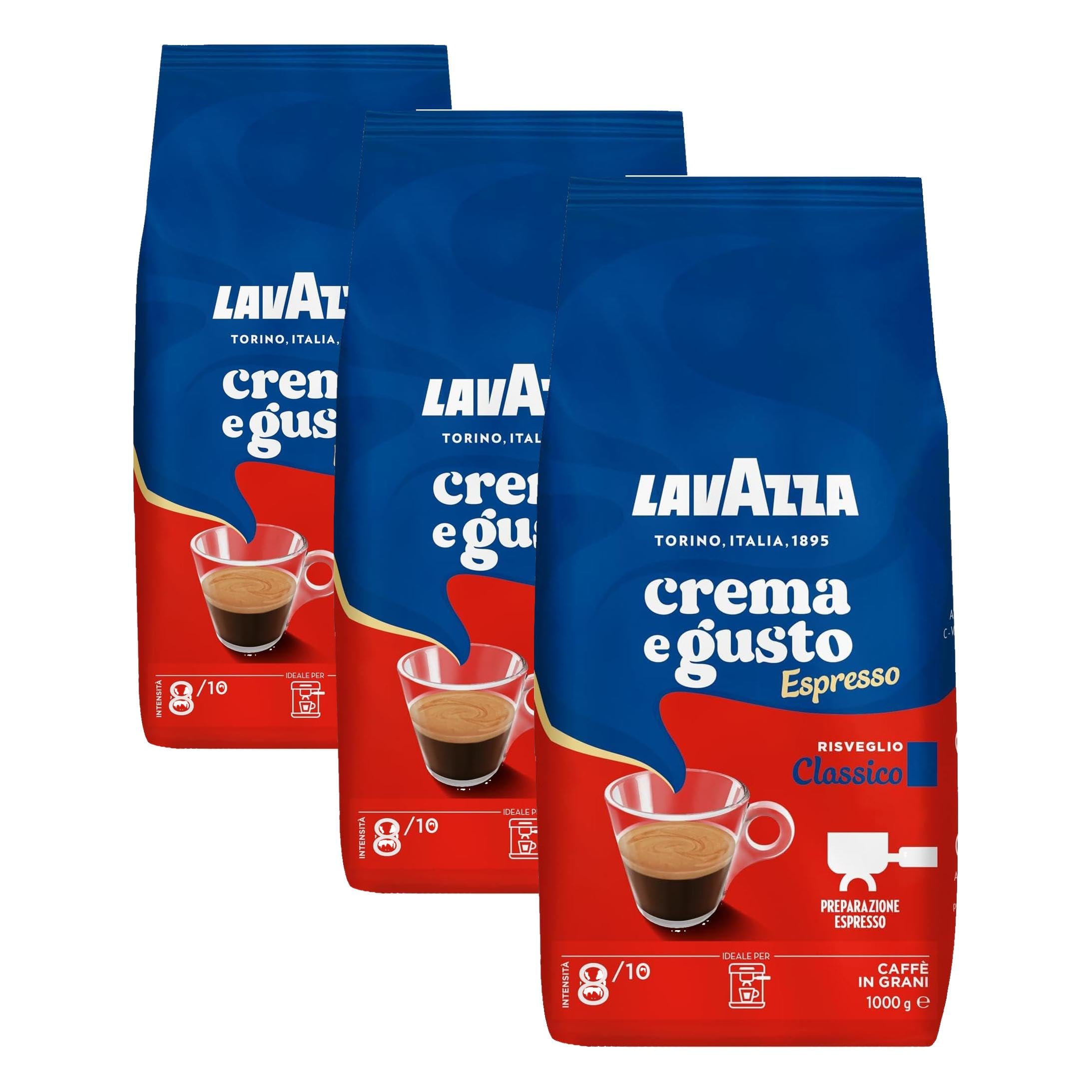 Lavazza Crema e Gusto Classico Caffè in Grani 1 kg Intenso