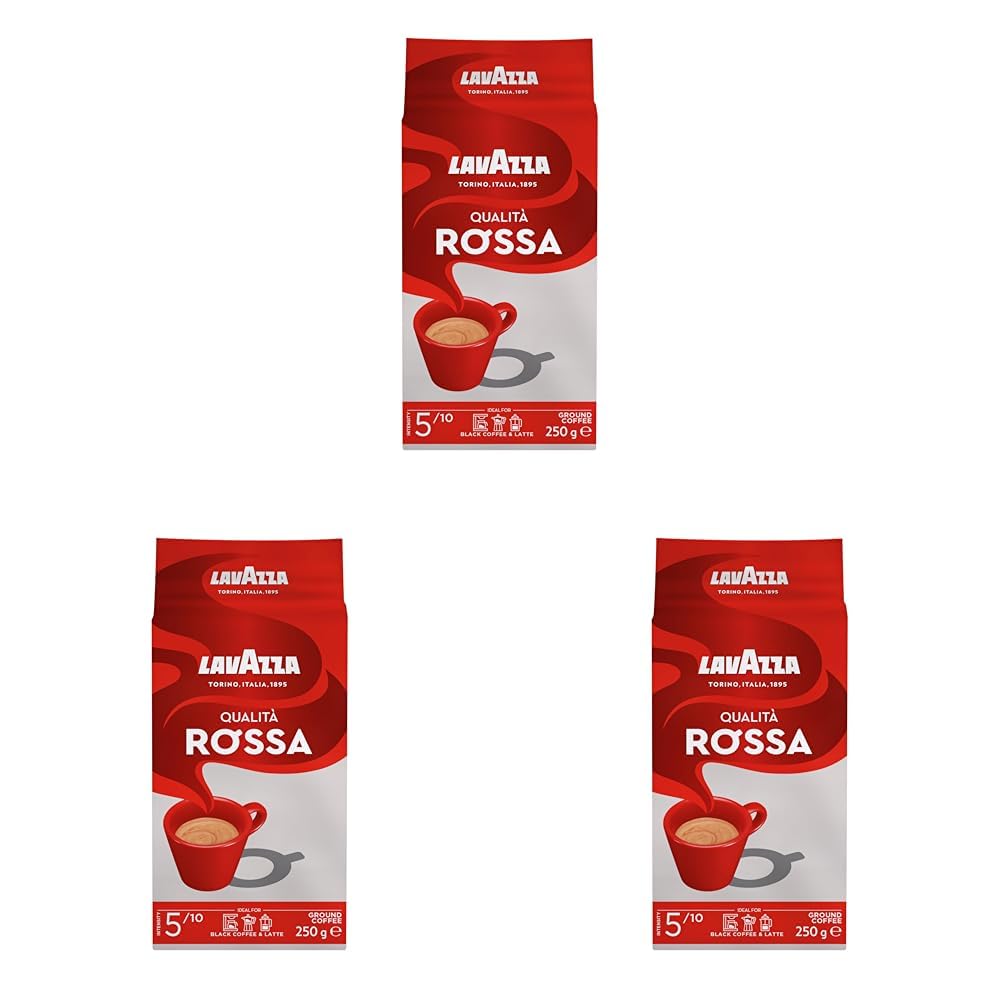 Lavazza Qualità Rossa Caffè Macinato 250 g Brasiliano