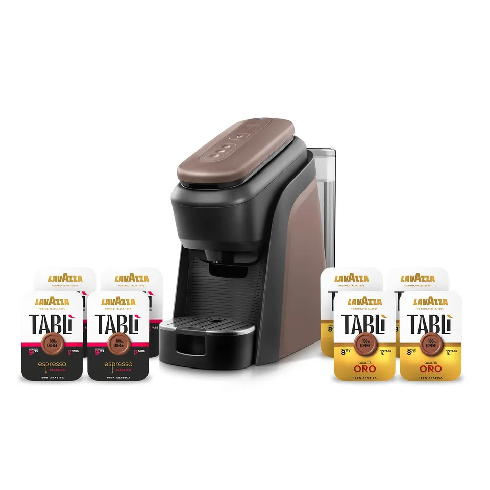 Lavazza Tablì Macchina Caffè Marrone + 96 Tab Crema Plus