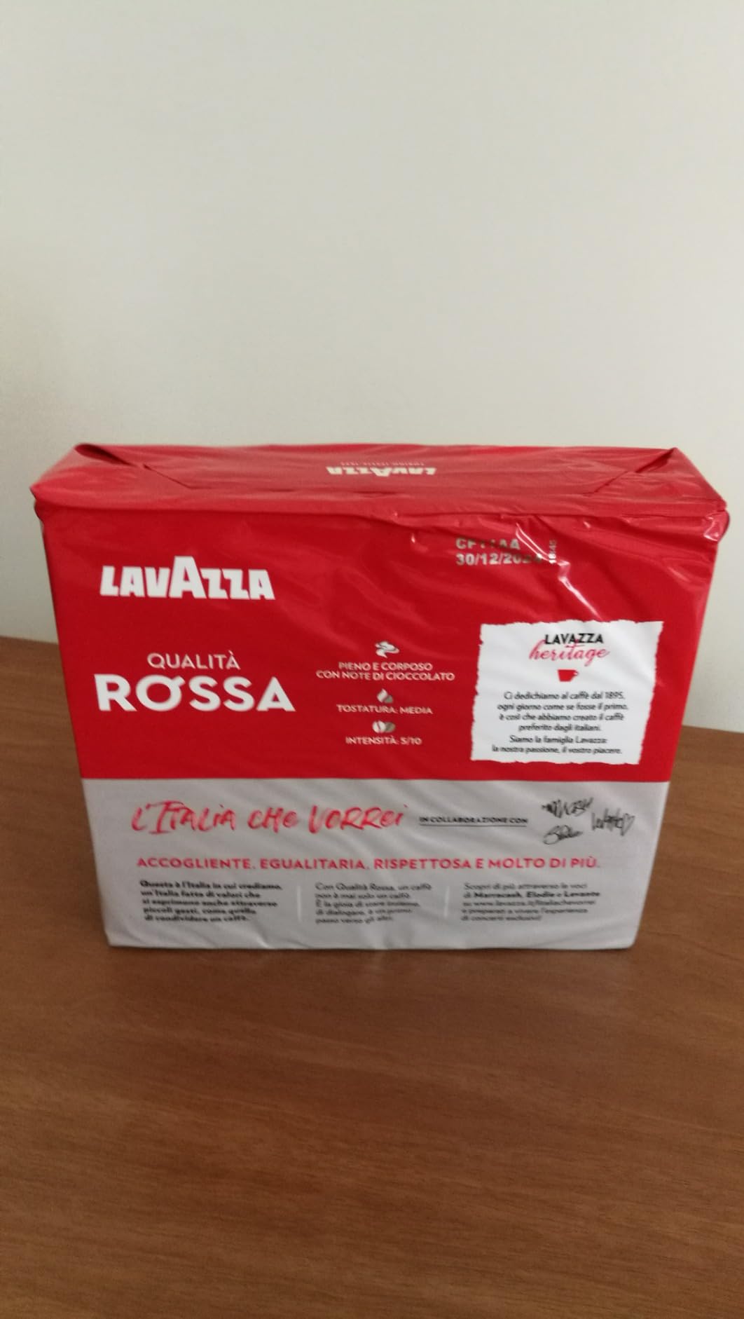 Lavazza Qualità Rossa Caffè Macinato 250 g Brasiliano