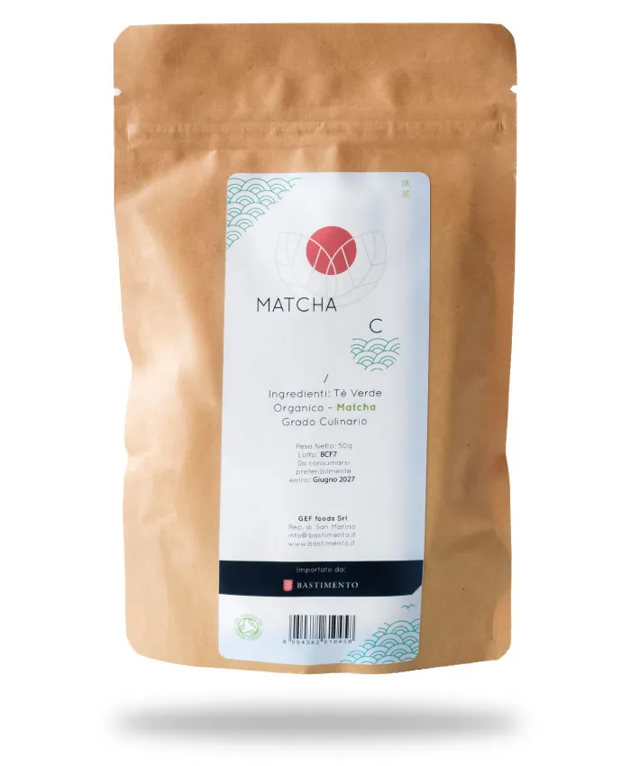 Bastimento Tè Matcha C tè verde in polvere 50 g culinary