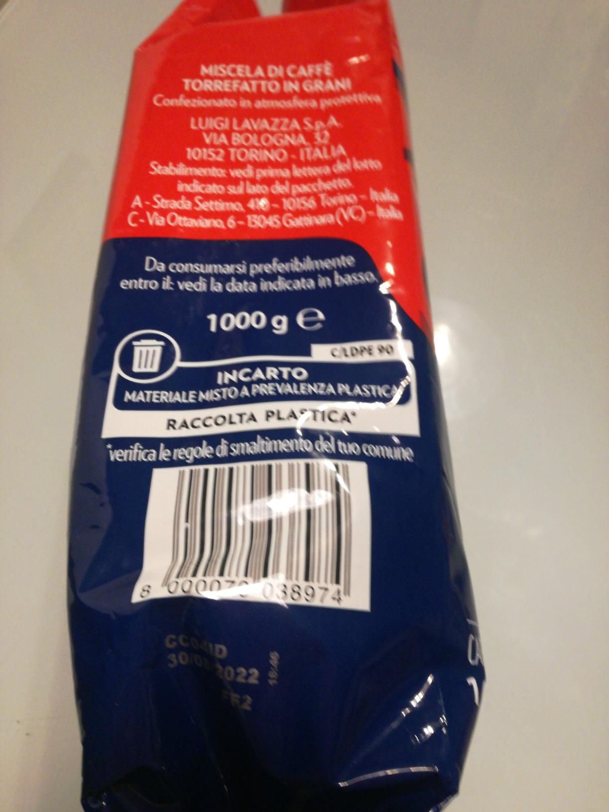 Lavazza Crema e Gusto Classico Caffè in Grani 1 kg Intenso