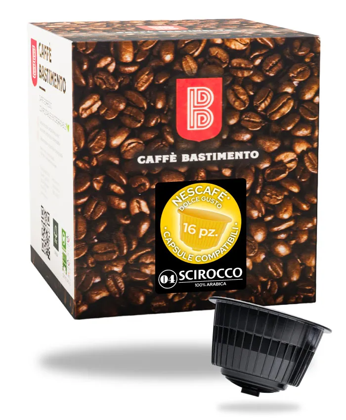 Bastimento 04 Scirocco Capsule Dolce Gusto Arabica 16pz