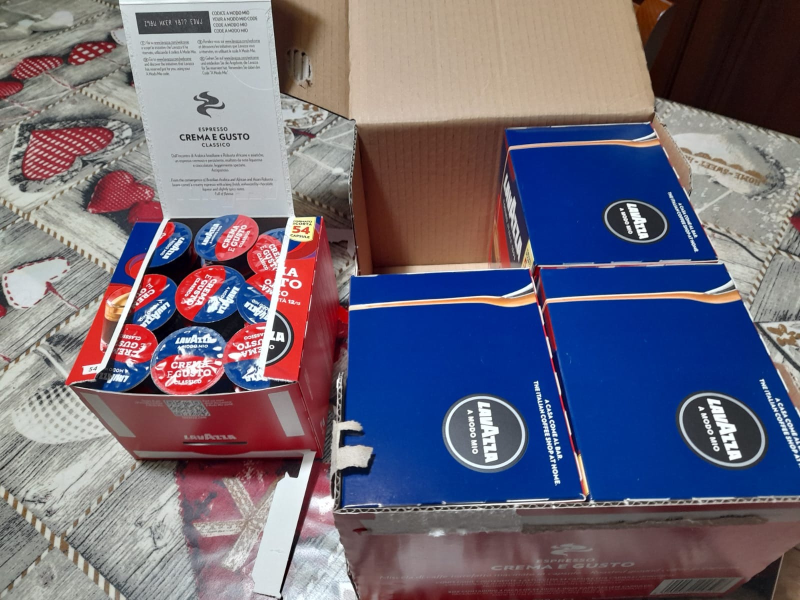 Lavazza Crema e Gusto capsule A Modo Mio 216 pz cioccolato