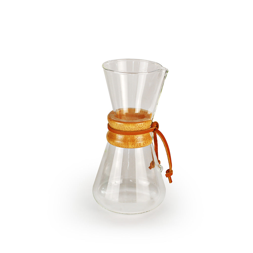 Marziali Chemex Caffettiera in Vetro 500ml 3 Tazze