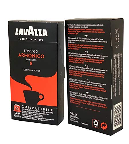 Lavazza Espresso Armonico capsule Nespresso 100 pz arabica