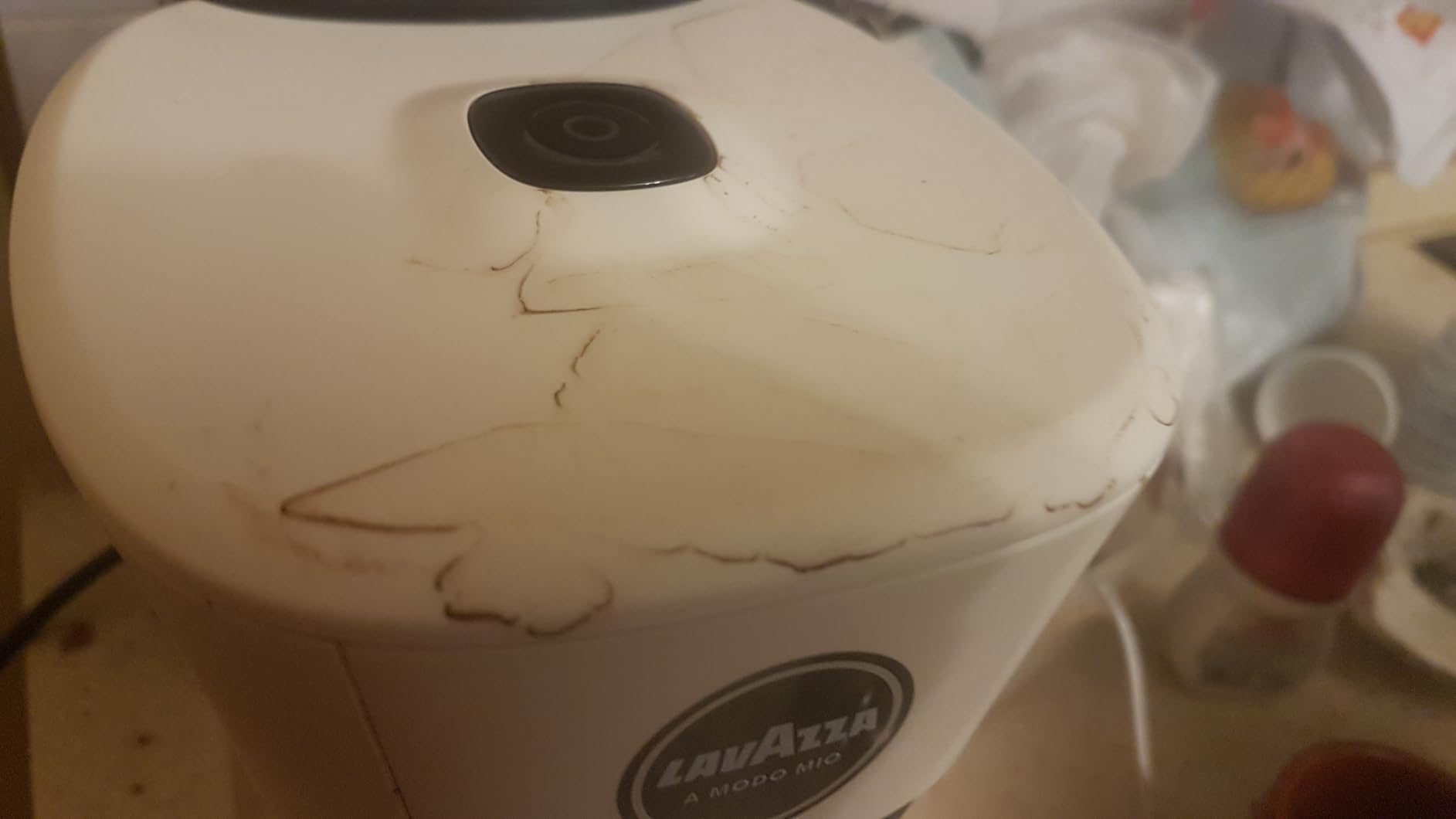 Lavazza A Modo Mio Tiny macchina capsule rossa con 64 capsule