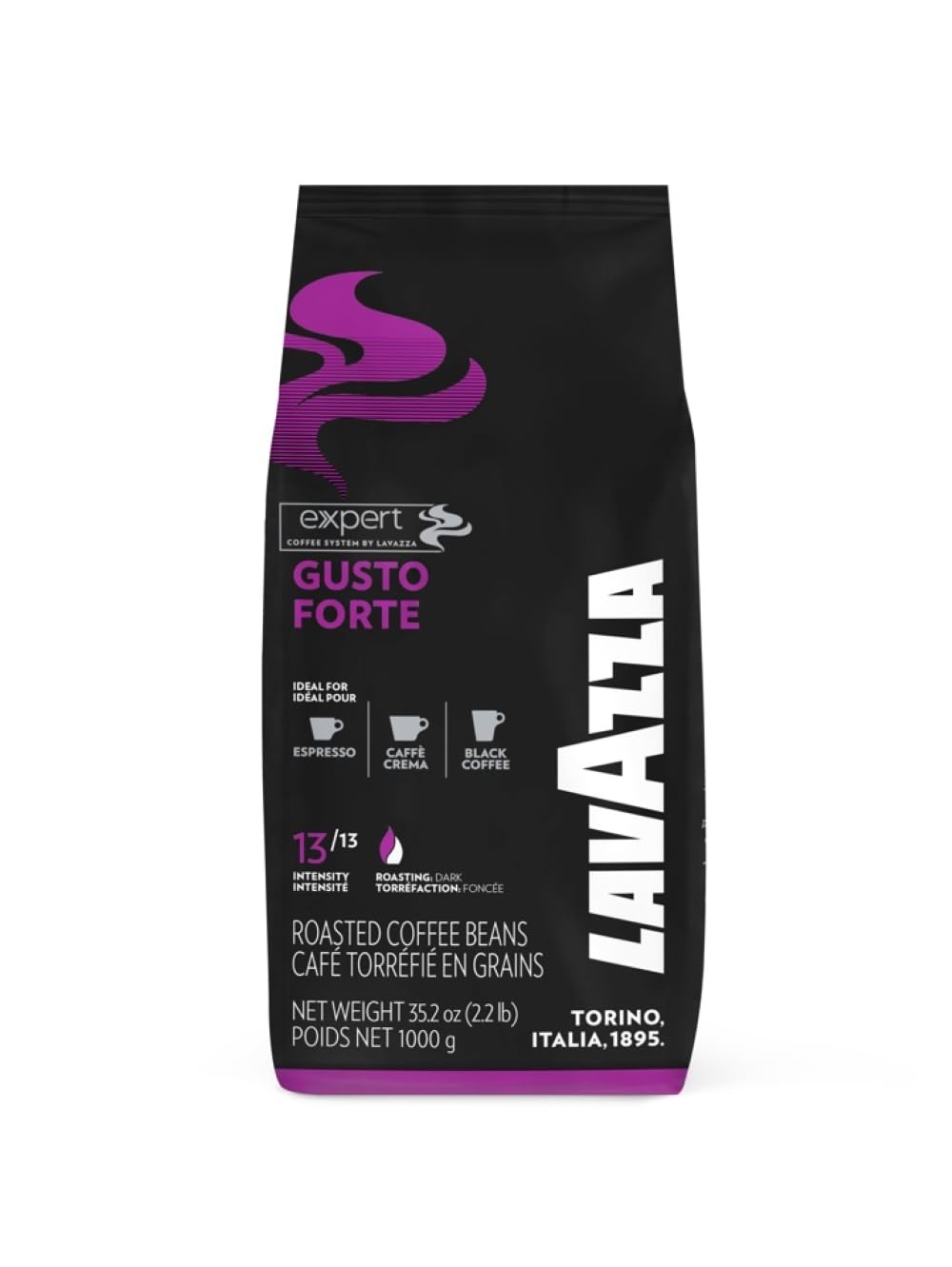 Lavazza Gusto Forte caffè in grani 6 kg vending forte