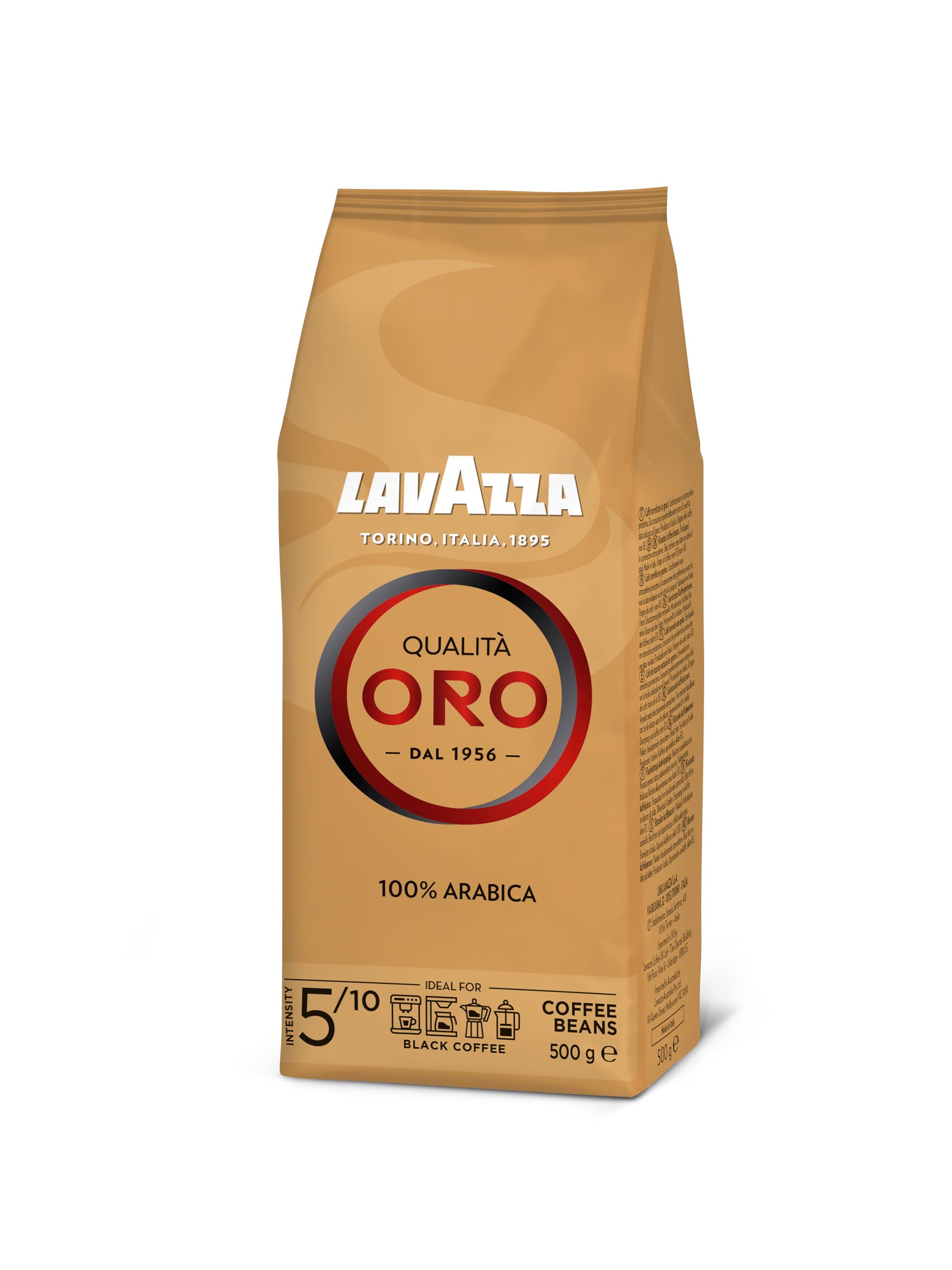 Lavazza Qualità Oro Caffè in Grani 500 g 100% Arabica