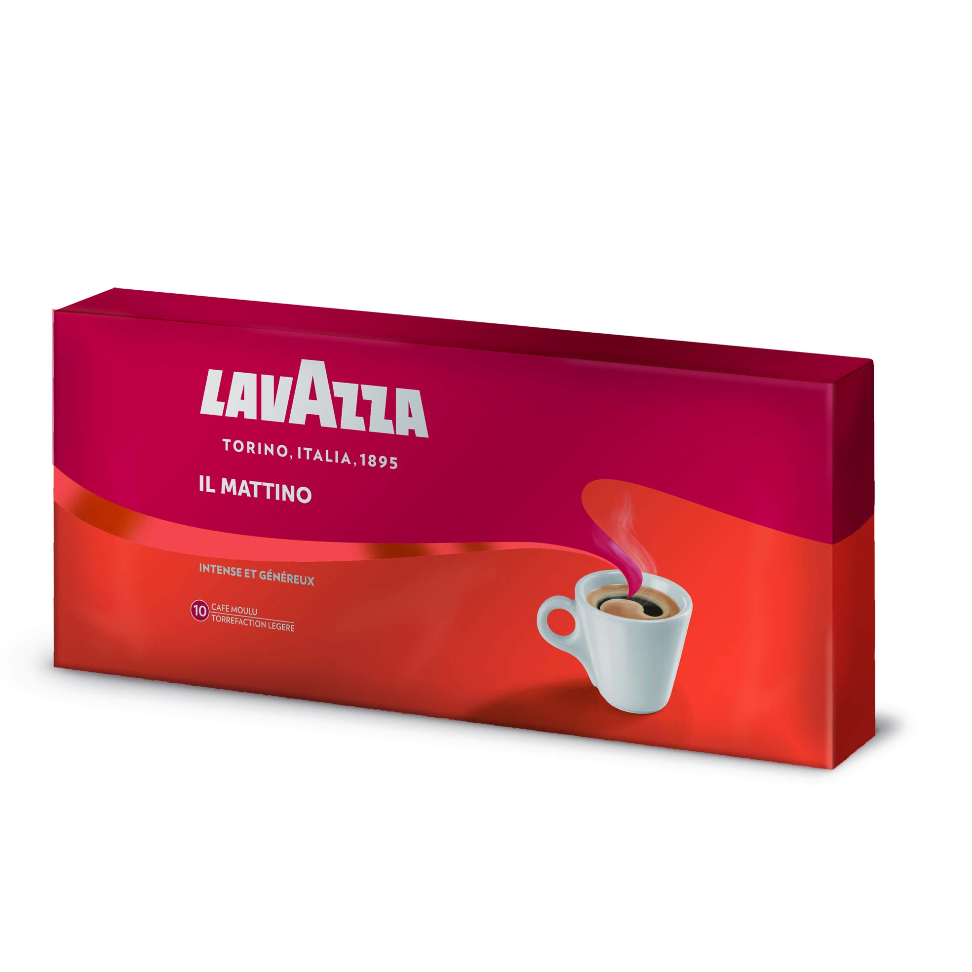 Lavazza Il Mattino Caffè Macinato Filtro 4 x 250 g Note Noci