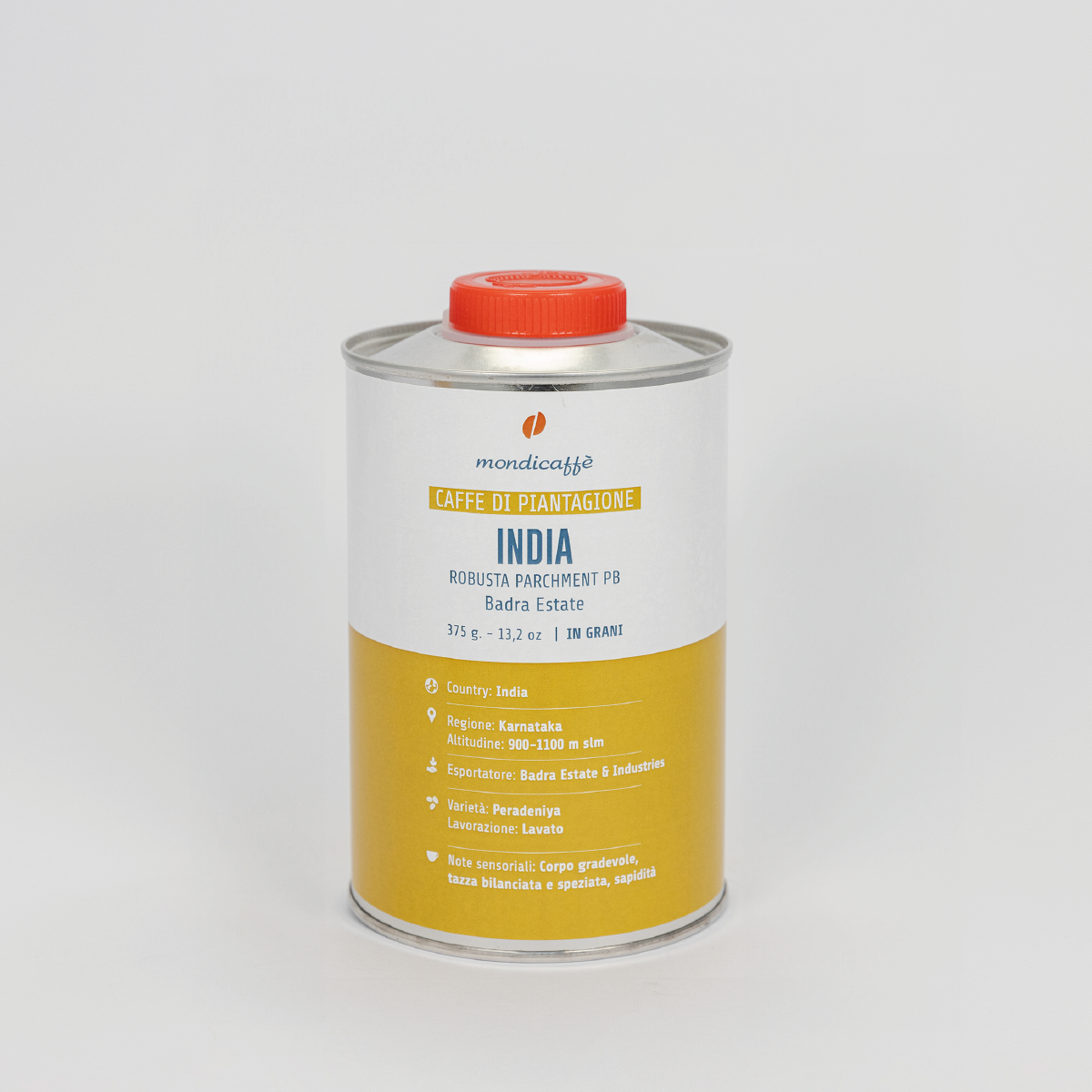 Mondicaffè Specialty India Parchement PB caffè 125g in grani