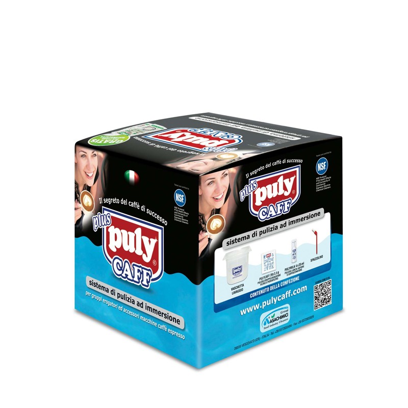 Lot Zero Puly Caff Soak Cleaning System detergente kit 5 pezzi