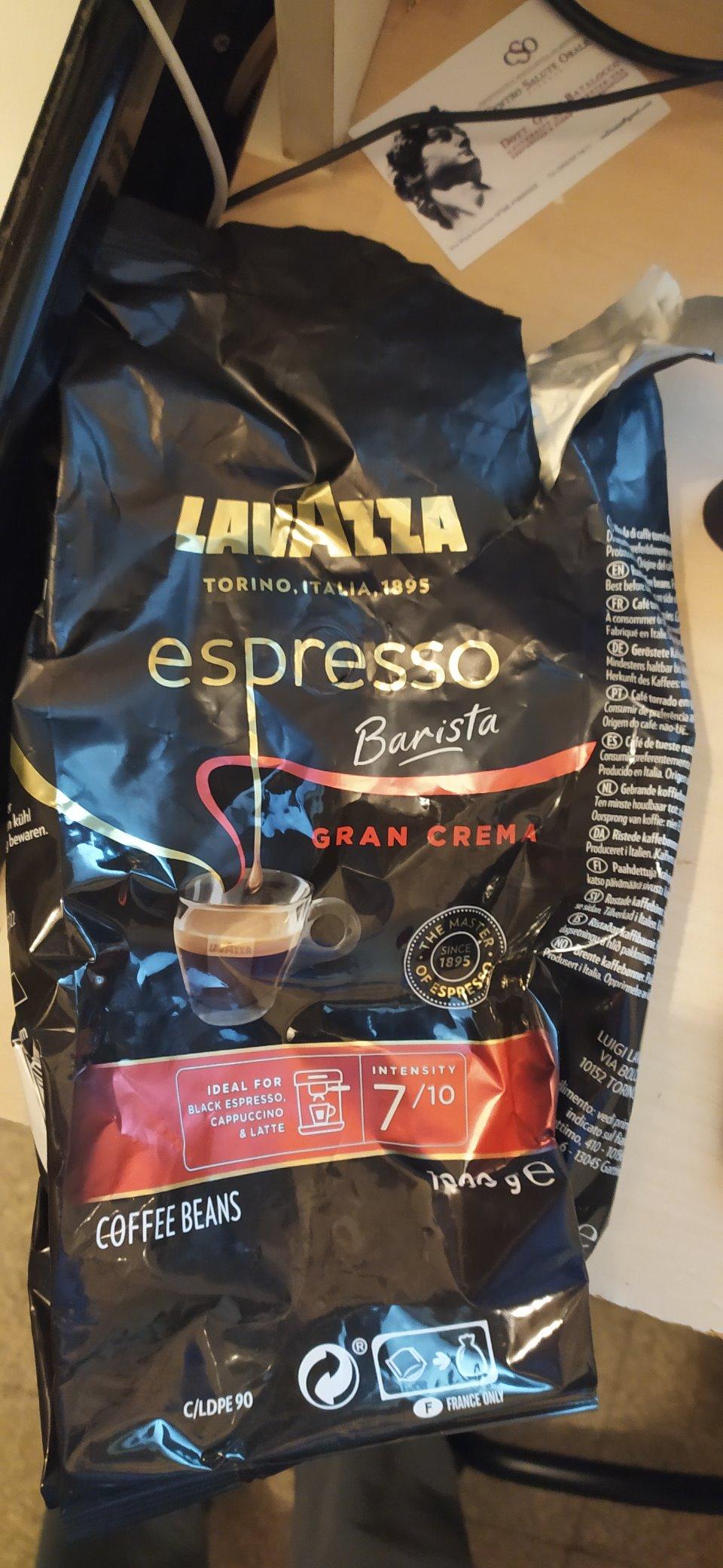 Lavazza Barista Gran Crema caffè in grani 1 kg floreale